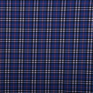 Blue Tartan Poly